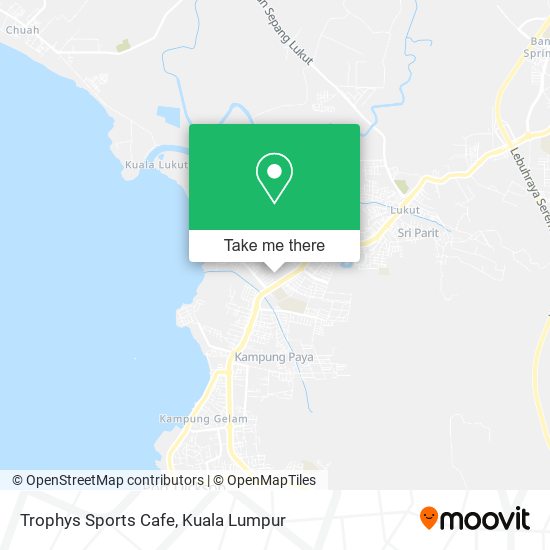 Trophys Sports Cafe map