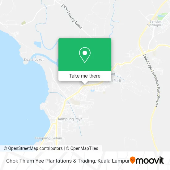 Chok Thiam Yee Plantations & Trading map