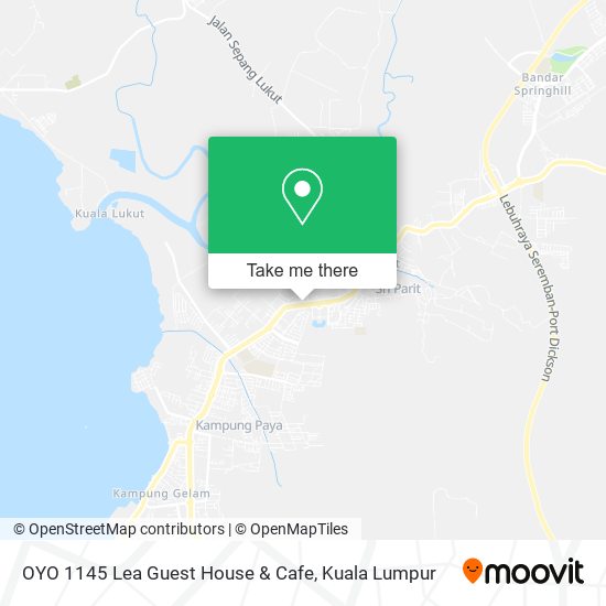 OYO 1145 Lea Guest House & Cafe map