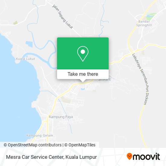 Mesra Car Service Center map