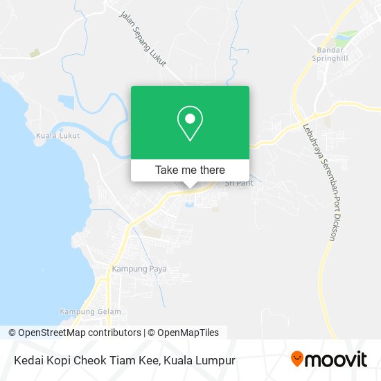 Kedai Kopi Cheok Tiam Kee map