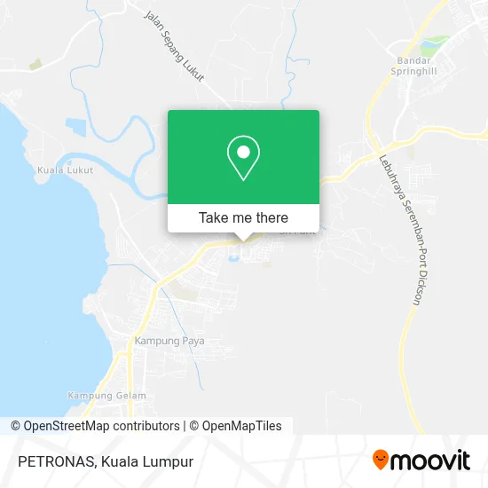 PETRONAS map