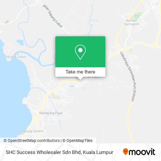 SHC Success Wholesaler Sdn Bhd map