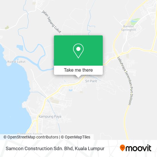Samcon Construction Sdn. Bhd map