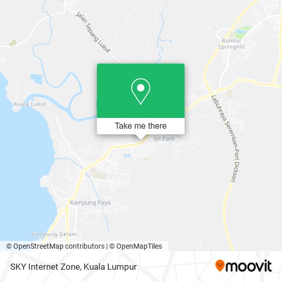 SKY Internet Zone map