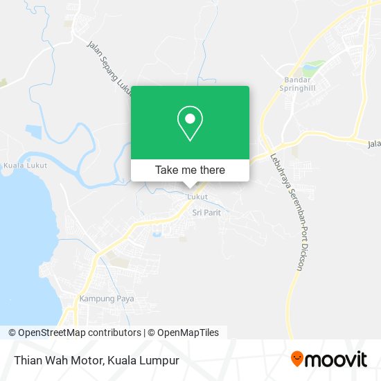 Peta Thian Wah Motor