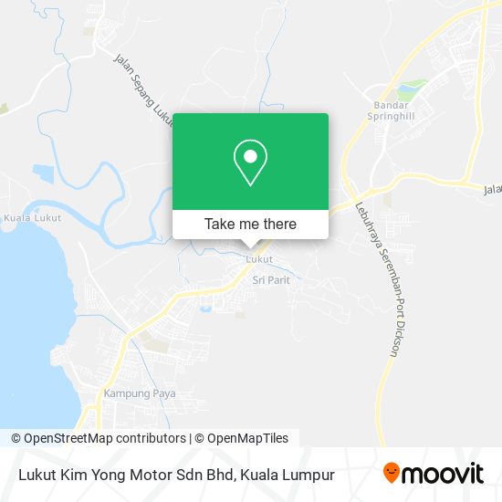 Peta Lukut Kim Yong Motor Sdn Bhd