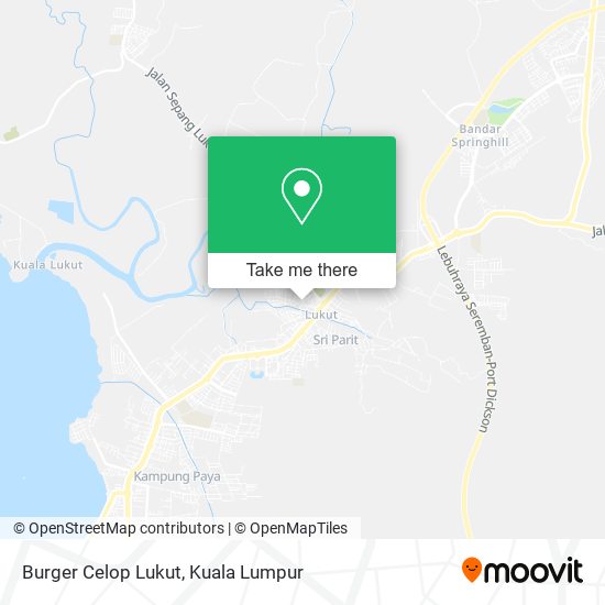 Burger Celop Lukut map