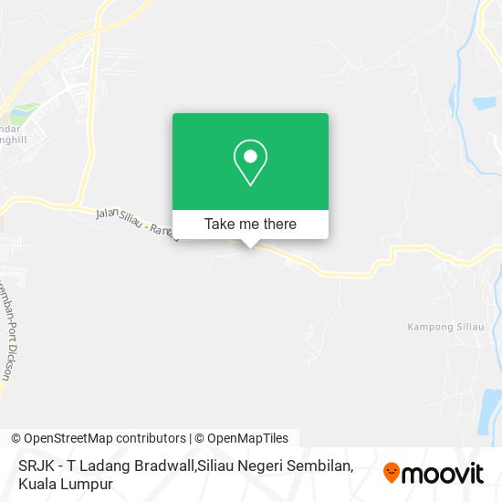Peta SRJK - T Ladang Bradwall,Siliau Negeri Sembilan