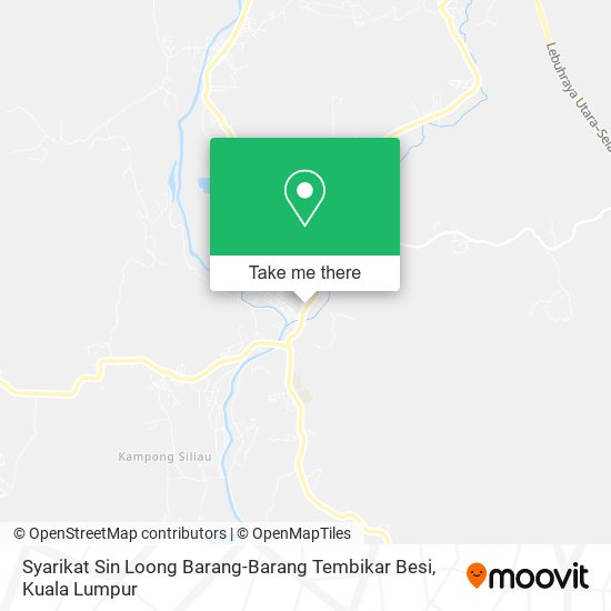 Peta Syarikat Sin Loong Barang-Barang Tembikar Besi
