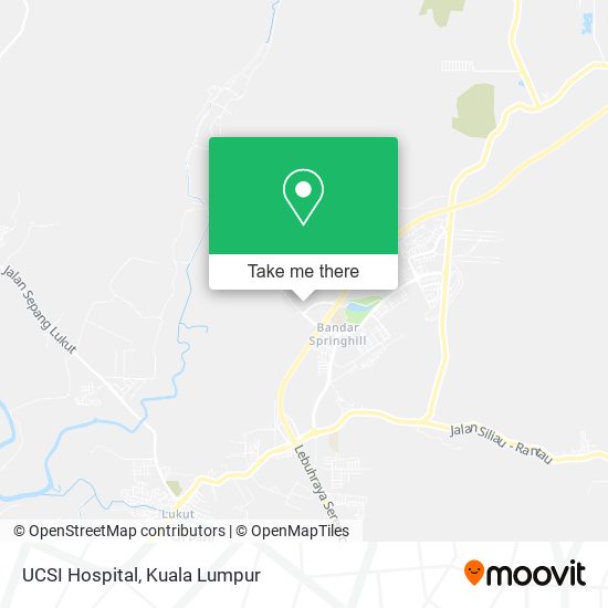 Peta UCSI Hospital