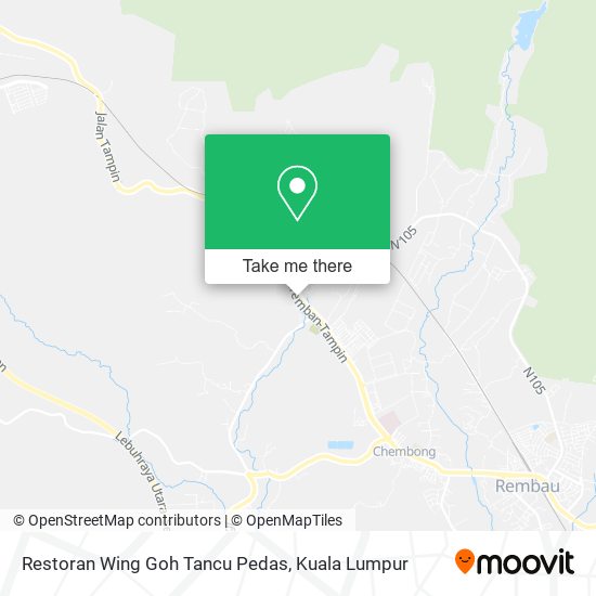 Restoran Wing Goh Tancu Pedas map