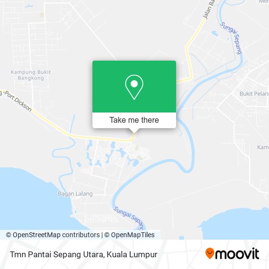 Tmn Pantai Sepang Utara map