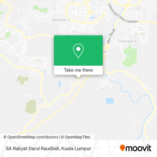 Peta SA Rakyat Darul Raudhah