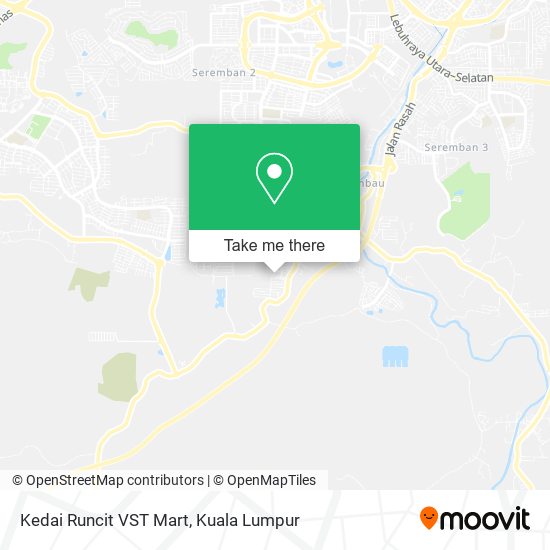 Kedai Runcit VST Mart map