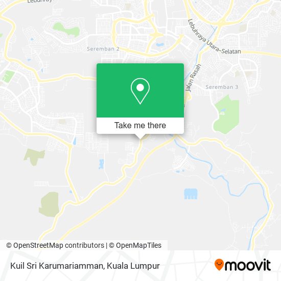 Kuil Sri Karumariamman map