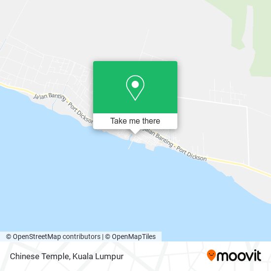 Chinese Temple map