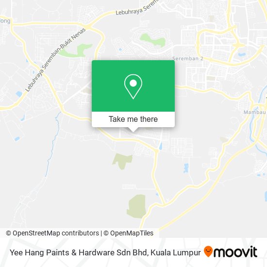 Yee Hang Paints & Hardware Sdn Bhd map