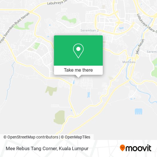 Peta Mee Rebus Tang Corner