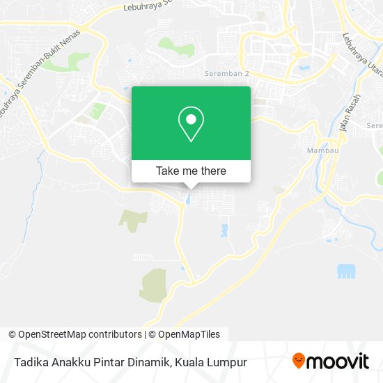 Tadika Anakku Pintar Dinamik map