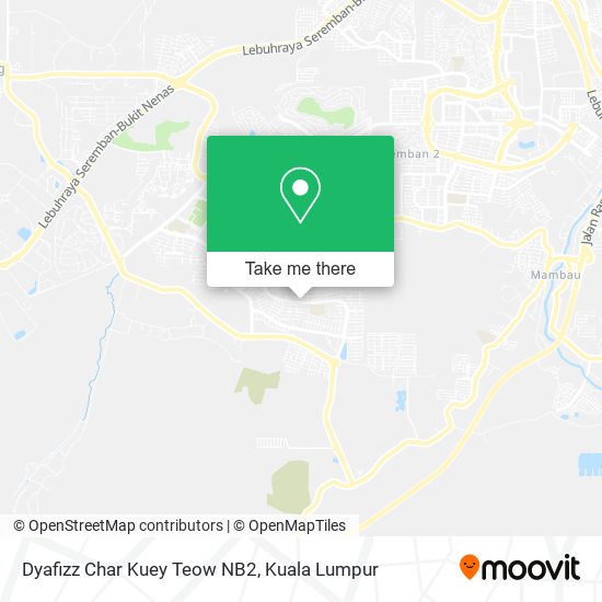 Dyafizz Char Kuey Teow NB2 map