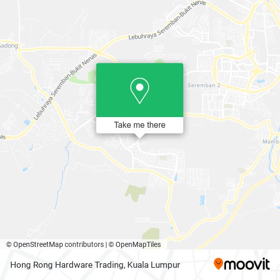 Hong Rong Hardware Trading map
