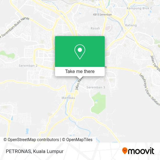 PETRONAS map