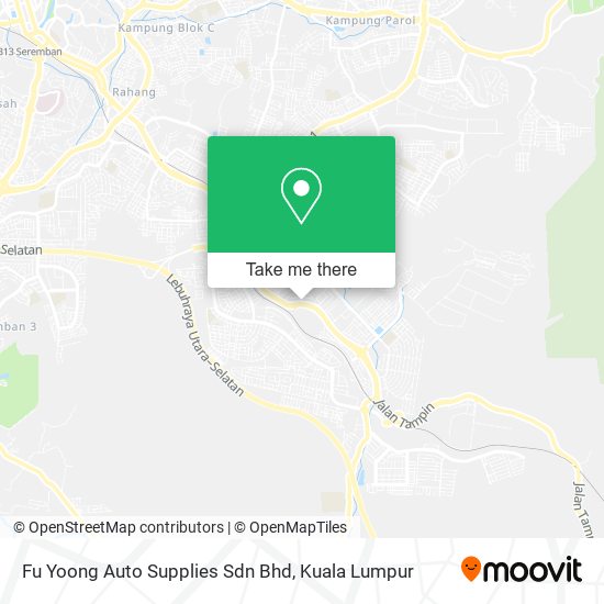 Peta Fu Yoong Auto Supplies Sdn Bhd