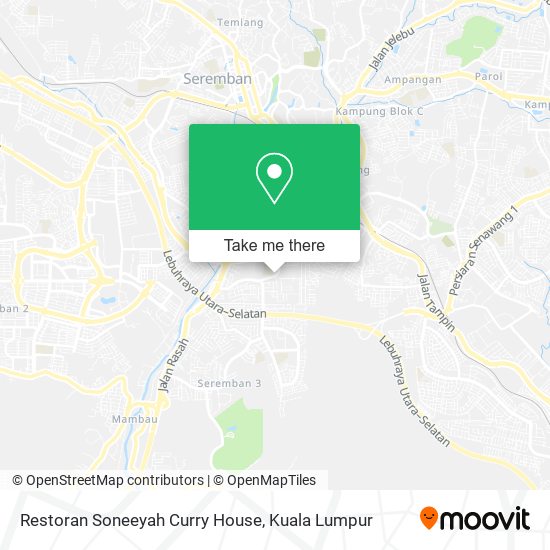 Restoran Soneeyah Curry House map