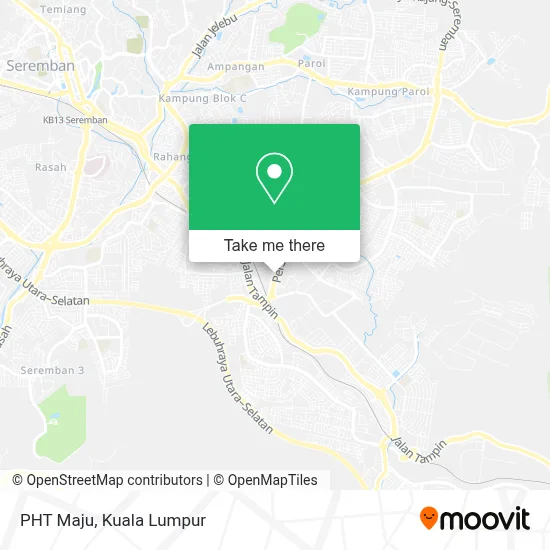 PHT Maju map
