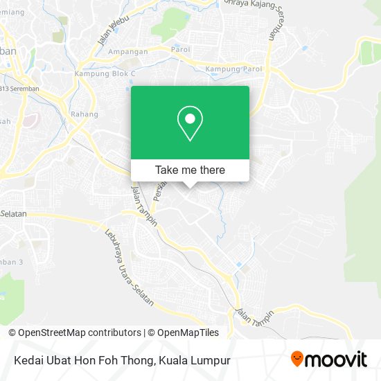 Peta Kedai Ubat Hon Foh Thong