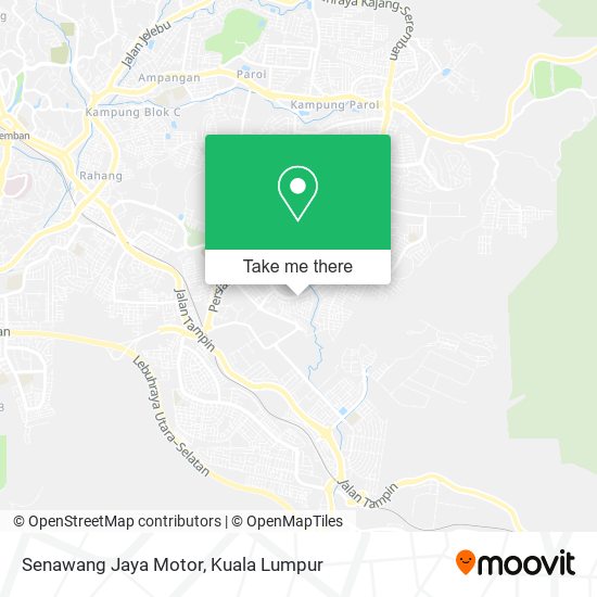 Senawang Jaya Motor map