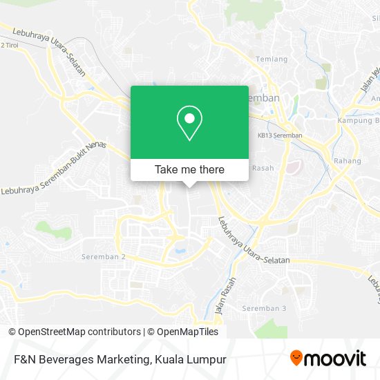 F&N Beverages Marketing map