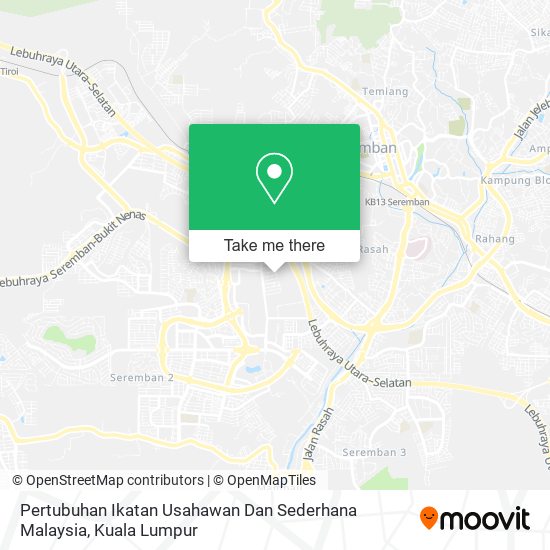 Pertubuhan Ikatan Usahawan Dan Sederhana Malaysia map