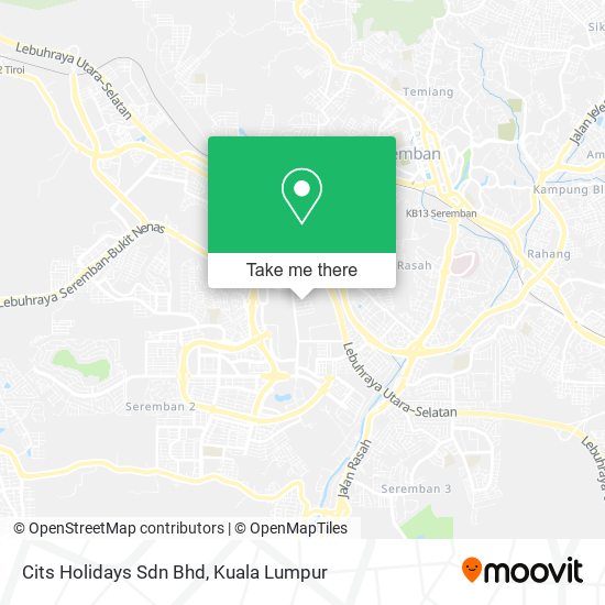 Cits Holidays Sdn Bhd map