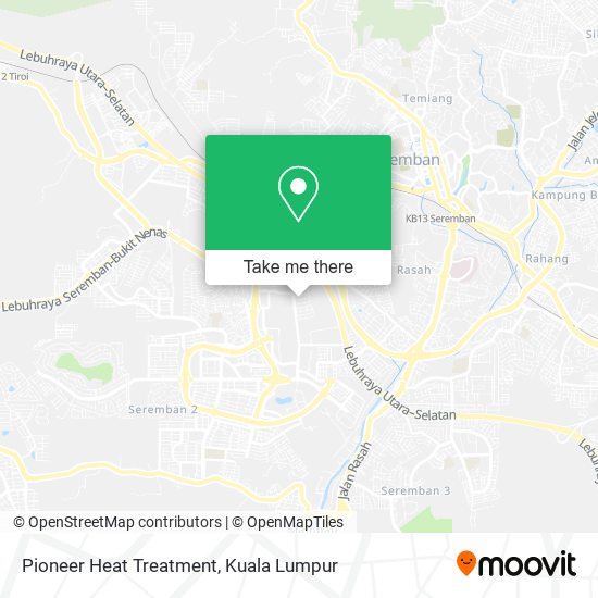 Pioneer Heat Treatment map