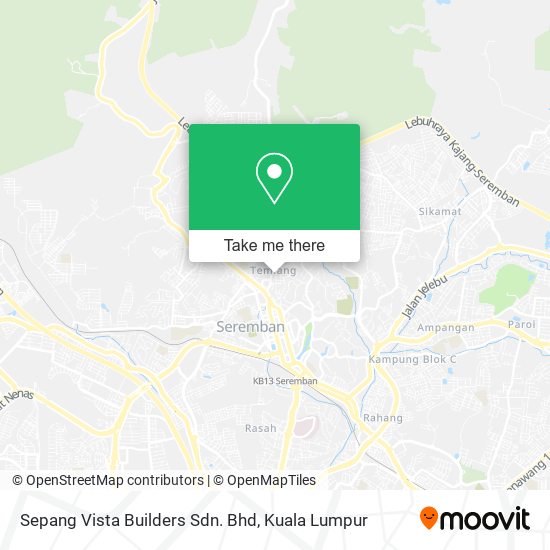 Sepang Vista Builders Sdn. Bhd map