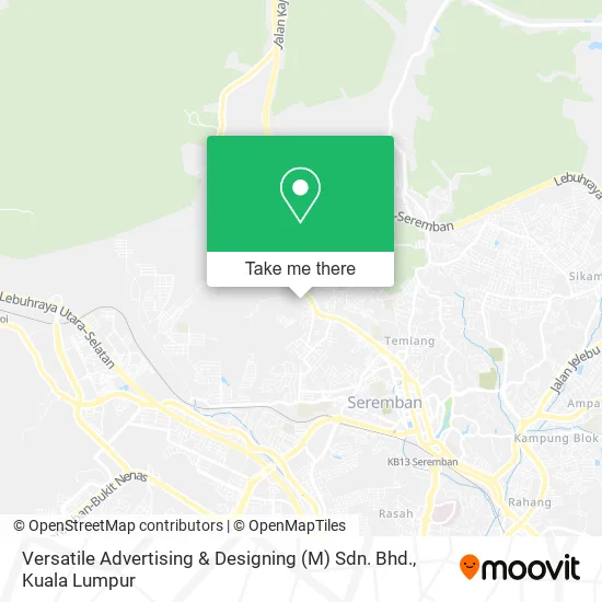 Versatile Advertising & Designing (M) Sdn. Bhd. map