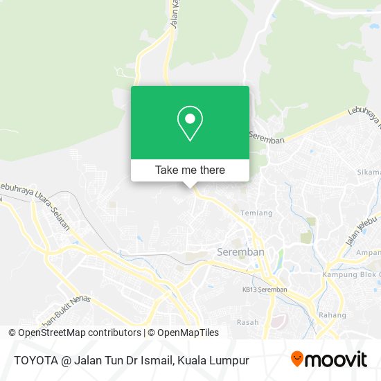 Peta TOYOTA @ Jalan Tun Dr Ismail