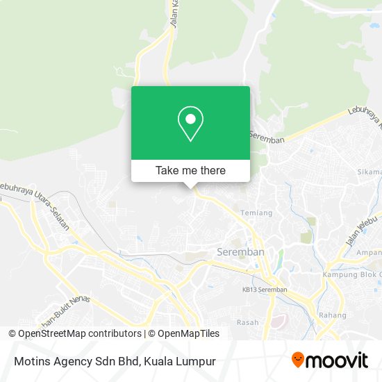 Motins Agency Sdn Bhd map