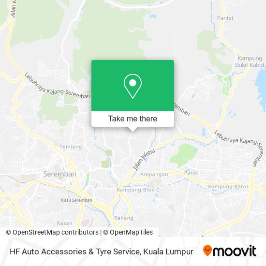 HF Auto Accessories & Tyre Service map