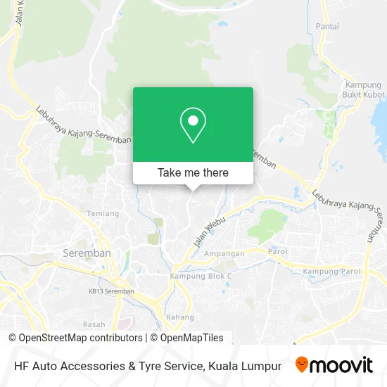 HF Auto Accessories & Tyre Service map