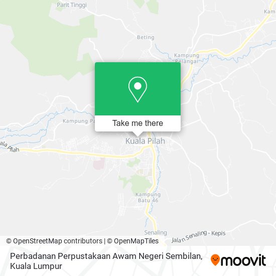Perbadanan Perpustakaan Awam Negeri Sembilan map