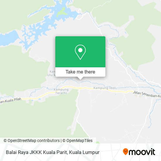 Peta Balai Raya JKKK Kuala Parit