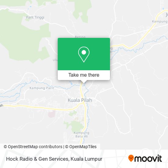 Hock Radio & Gen Services map