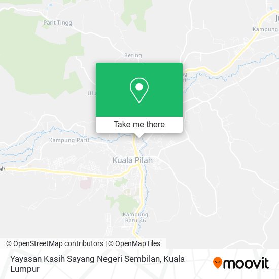 Yayasan Kasih Sayang Negeri Sembilan map