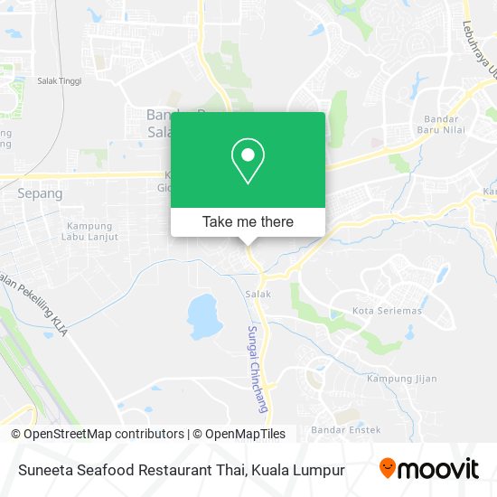 Suneeta Seafood Restaurant Thai map