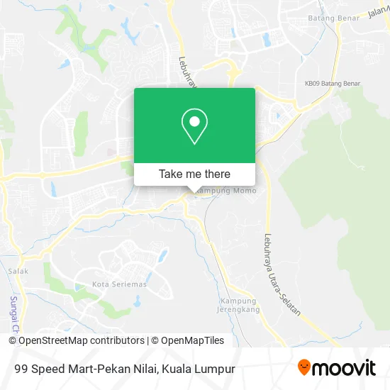 99 Speed Mart-Pekan Nilai map