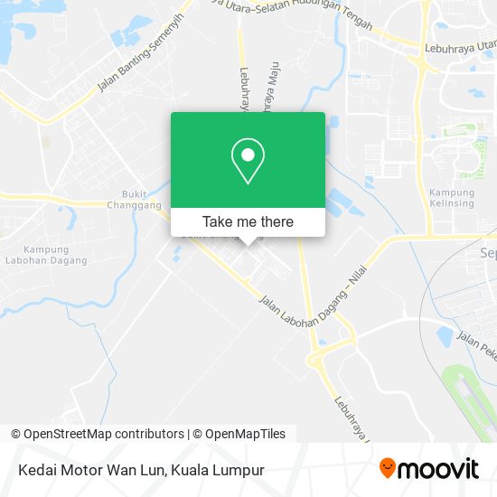 Kedai Motor Wan Lun map