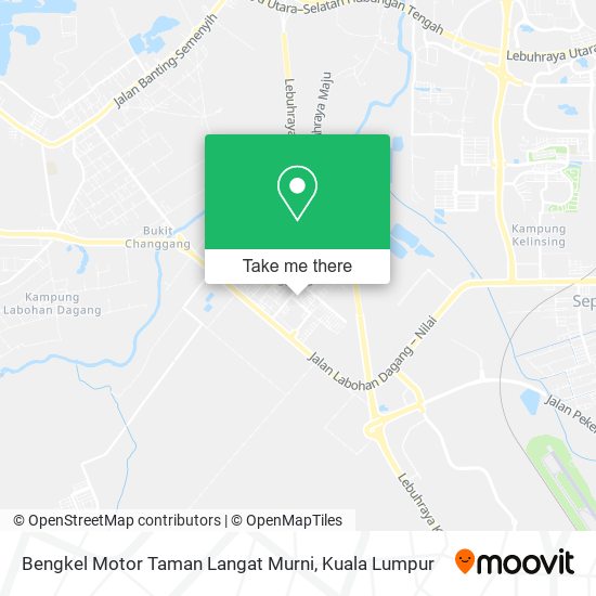 Peta Bengkel Motor Taman Langat Murni